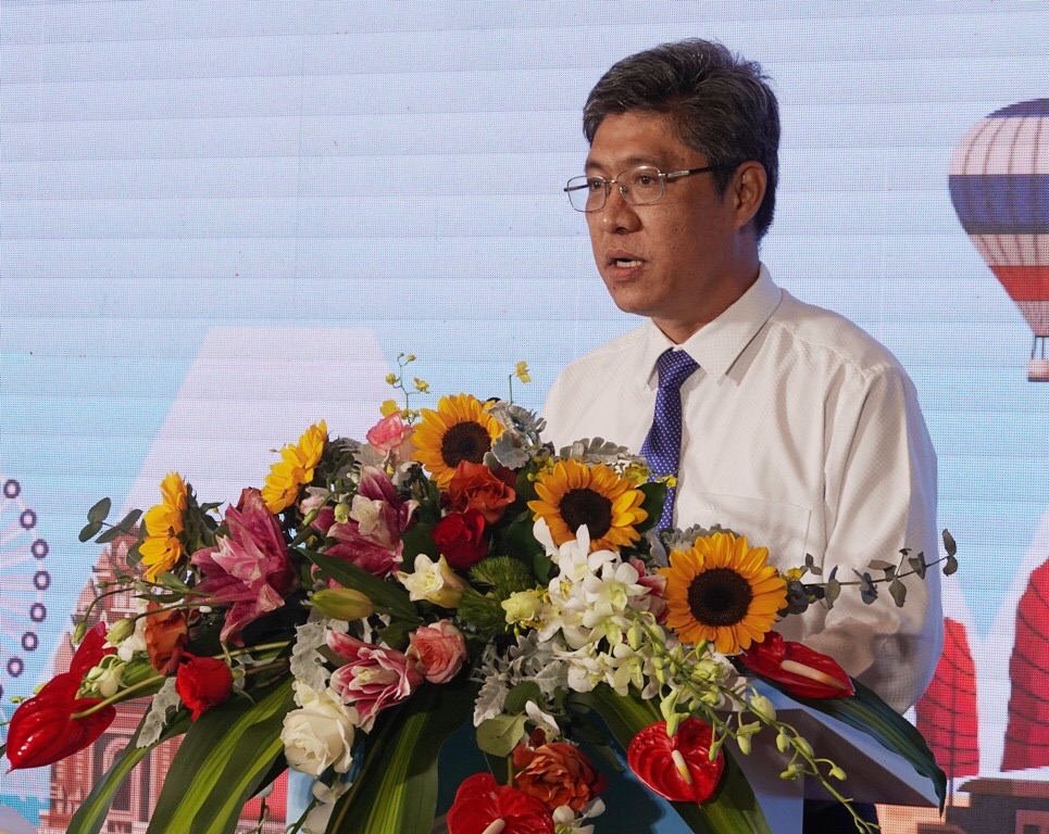  Ông Nguyễn Minh - Phó Chủ tịch UBND tỉnh Bình Thuận phát biểu tại sự kiện